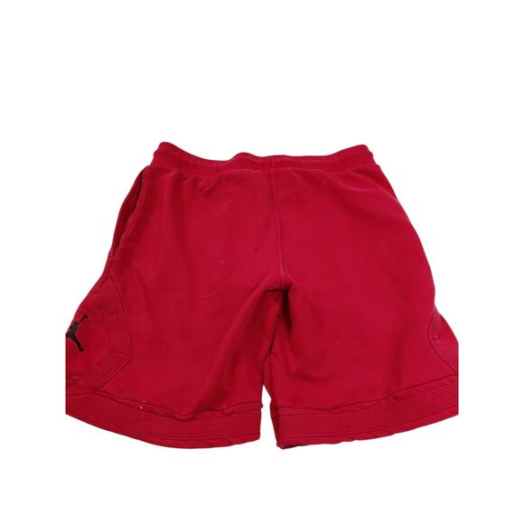 Nike Men's Jordan Size Medium Essential Fleece Diamond Short Fleece , Red - Picture 3 of 5